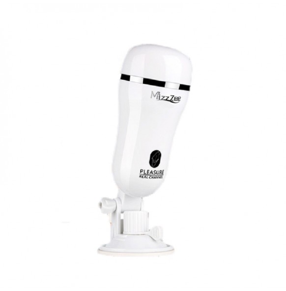 MizzZee - Hand-Free Manually Mini Masturbator Cup (White - Vaginal) MizzZee - Hand-Free Manually Mini Masturbator Cup (White - Vaginal)